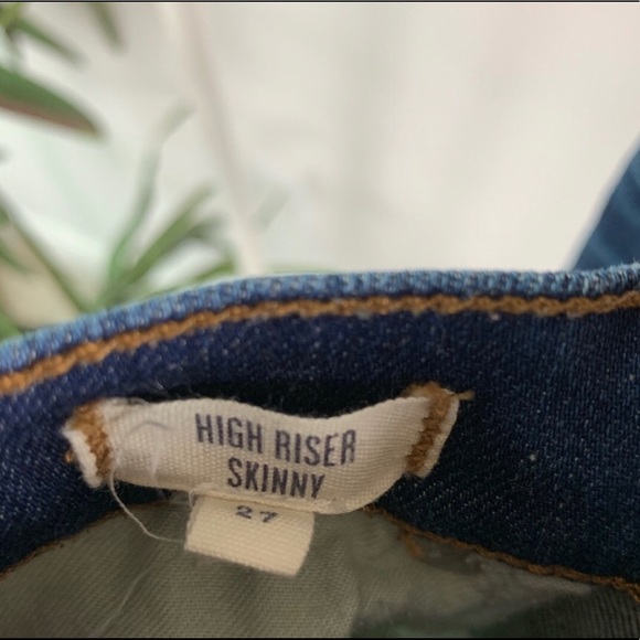 Madewell High Riser Dark Wash Skinny Jeans - Picture 5 of 6